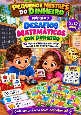 Capa do Módulo 7 — Desafios Matemáticos com Dinheiro